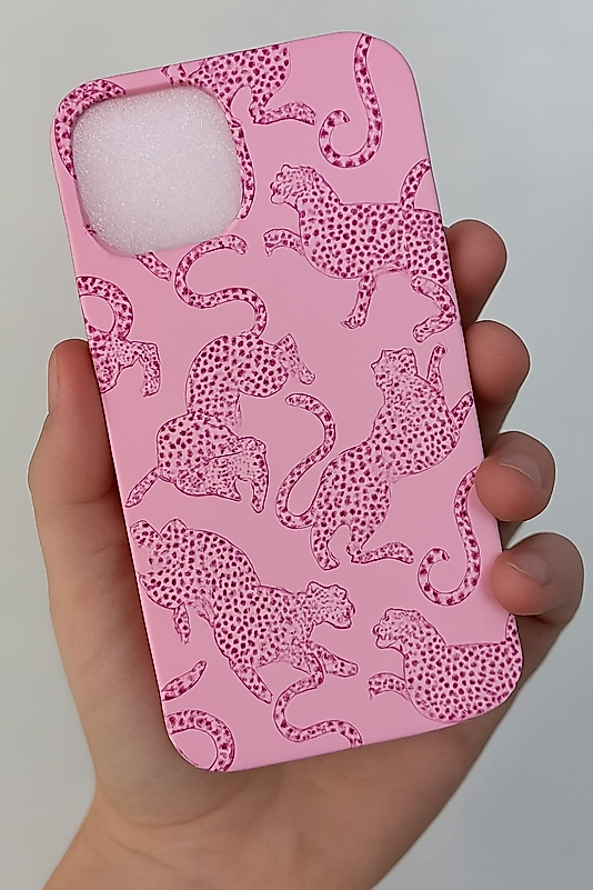 Pembe Leoparlar Lansman Telefon Kılıfı