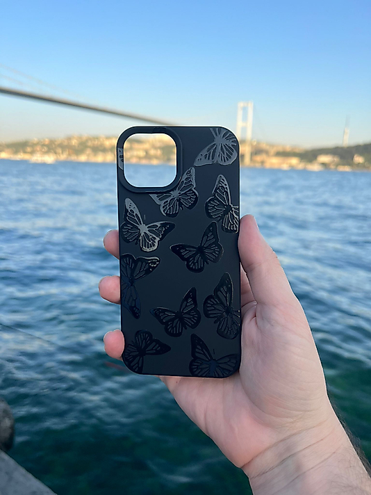 Siyah Kelebekler Lansman Telefon Kılıfı
