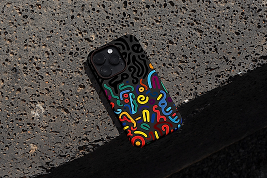 iPhone Özel Tasarım Lansman Telefon Kılıfı – Renkli ve Şık Koruma