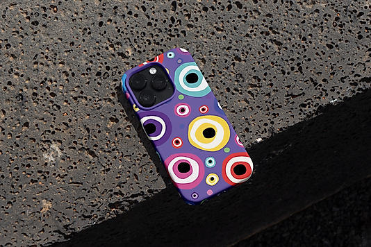 Mavili Nazar Boncukları Lansman Telefon Kılıfı